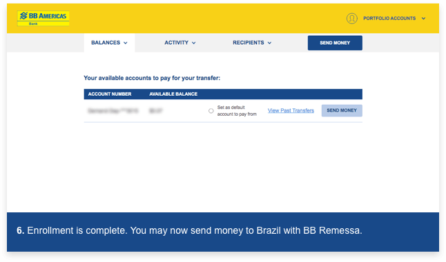 Send Transfers to Brazil